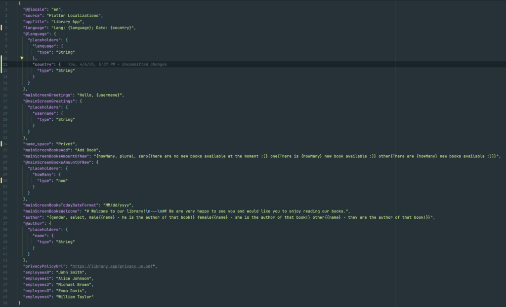 ARB/JSON equivalent